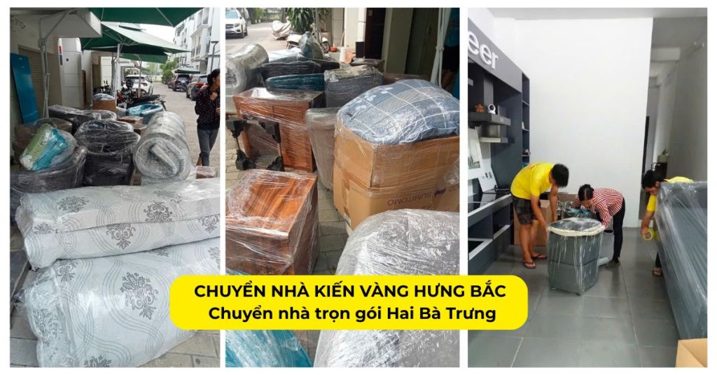 Dịch vụ chuyển nhà Kiến Vàng Hưng Bắc trọn gói tại Quận Hai Bà Trưng
